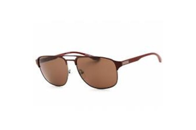 Emporio Armani Men's Sunglasses Matte Gunmetal/Burgundy Frame 0EA2144 336673