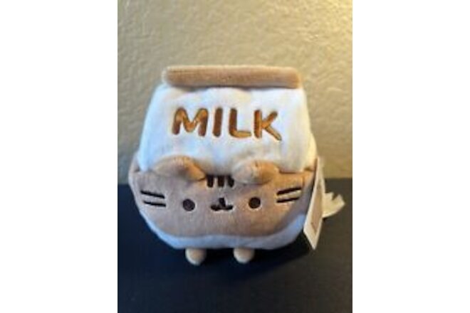GUND Pusheen Chocolate Milk Plush Cat Kitty Stuffed Animal 6”