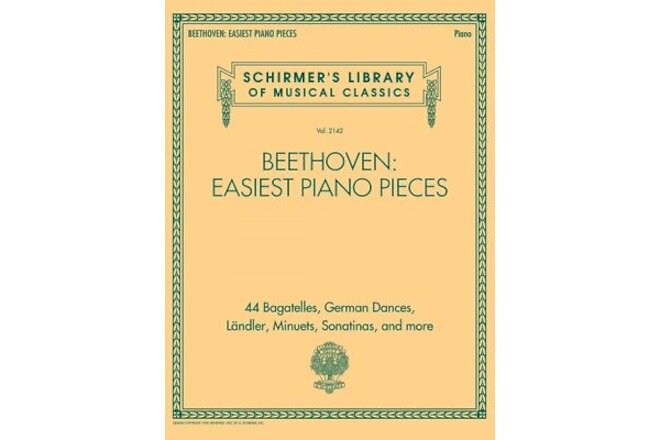 Beethoven Easiest Piano Pieces Sheet Music Volume 2142 44 Bagatelles 050601560