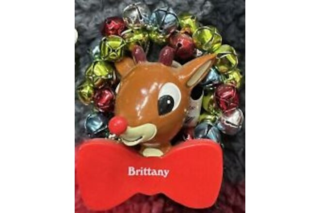 Rudolph the Red Nosed Reindeer Named Ornaments Brittany