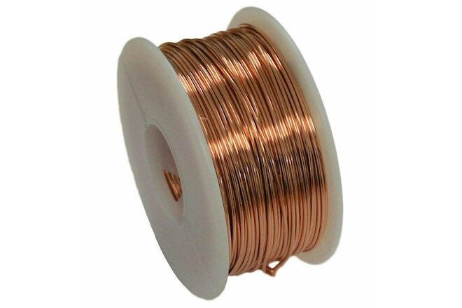 Solid Copper Round Wire ( 1/2 Lb. Spool ) Choose Gauge & Temper / 10 To 30 Ga