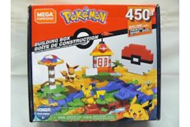 Pokémon Pikachu  Mega Construx Blocks w/ 450 Lgeo Compatible Pieces BRAND NEW