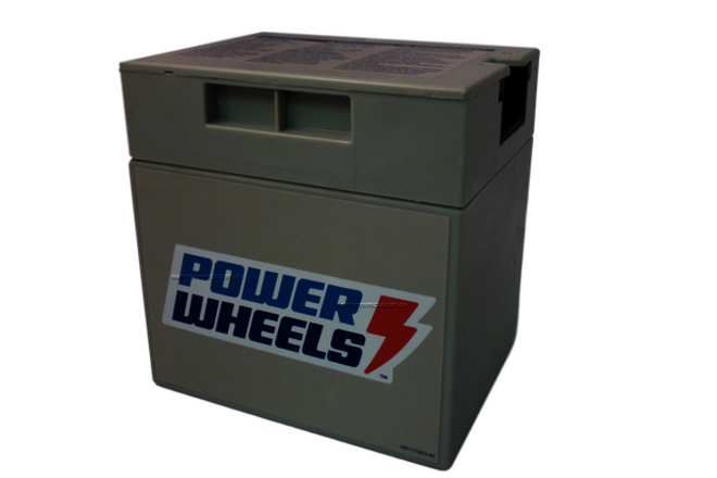 NEW 00801-0638 Battery 12 Volt Gray  Genuine Power Wheels Fisher Price Grey 12V