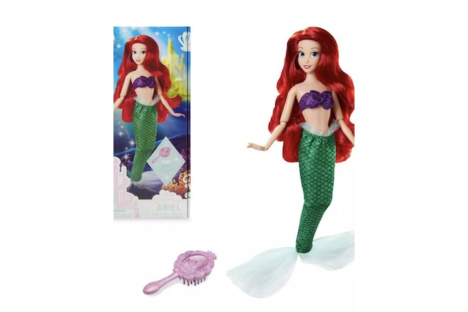 Disney Princess Ariel Classic Doll Little Mermaid 11 1/2"-New in box free ship