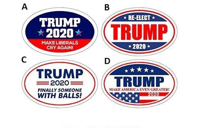 2020 Election Donald Trump for President MAGA Refrigerator Fridge Magnet Sticker