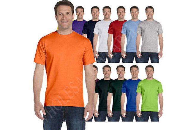 Hanes Mens 100% Cotton Authentic-T T-Shirt S-3XL 5250T