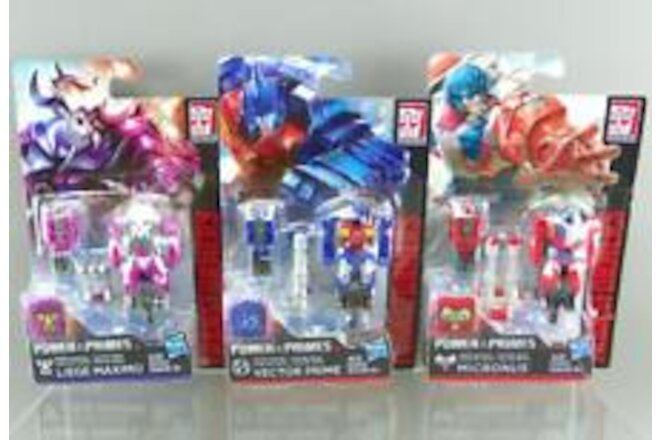 Transformers Power Of The Primes POTP Micronus Vector Prime Liege Maximo Lot NEW
