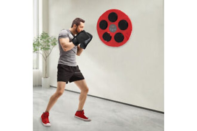 Wall-Mounted Smart Music Punching Pad:Boxing Training Machine Exercise Equipment