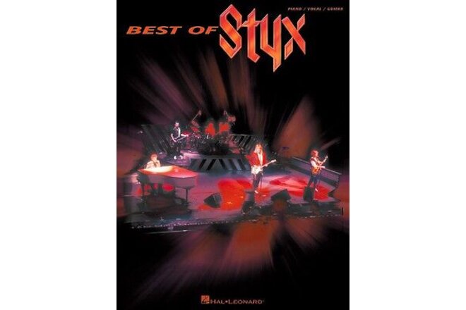 Best of Styx Sheet Music Piano Vocal Guitar Songbook NEW 000306446