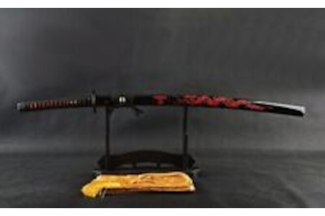 41 inch Hand Forged Japanese Samurai Katana Sword 1095 Carbon Steel/Damascus...
