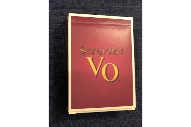 Seagrams VO playing cards Canadian Whiskey Advertising Preowned