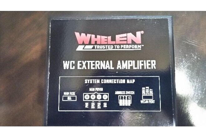 New Whelen WeCan External Amplifier CCSRN4DA  01-066G558-00 12V CenCom Carbide