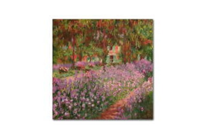 'The Garden at Giverny' Canvas Art by Claude Monet