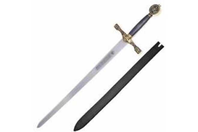 King Arthur’s Excalibur Sword Collectors Edition with Leather Sheath, Excalib...