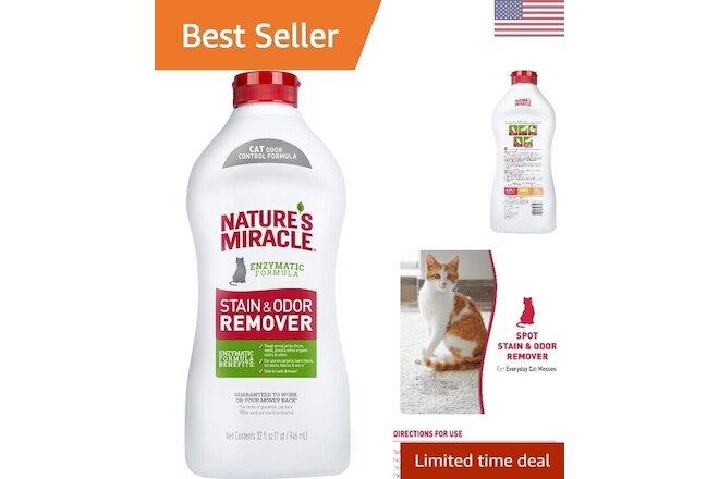 Effective Spot Stain and Odor Remover for Cats - Trusted Pet Cleaning Brand