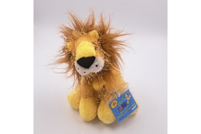 NEW Ganz Webkinz Lion HM006 with Sealed Unused Code Tag Plush Stuffed Animal