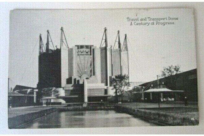 1933 Chicago World's Fair Century of Progress TRAVEL & TRANSPORT DOME- Q-11
