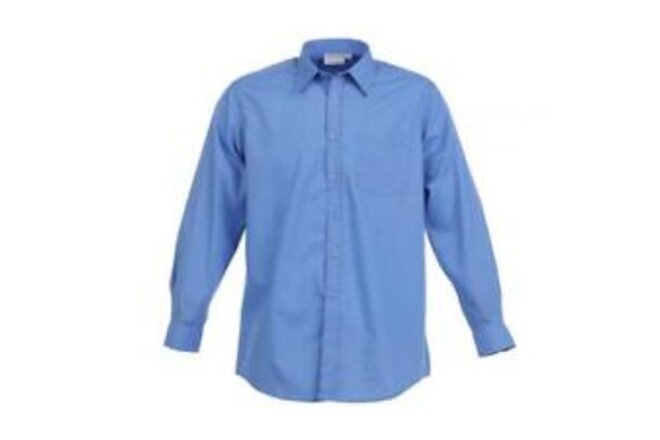 Chef Works - D100-FRB-2XL - French Blue Dress Shirt (2XL)