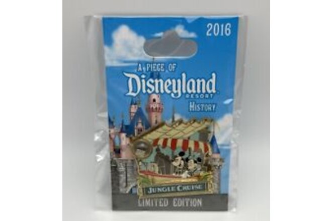 Piece of Disneyland History 2016 Jungle Cruise  Mickey &Minnie LE1500 Disney Pin
