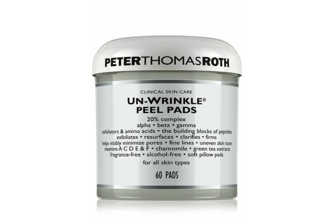 Peter Thomas Roth Un-Wrinkle Peel Pads 60 pads -NEW in box