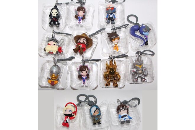 BLIZZARD BLIZZCON 2017 OVERWATCH BACKPACK HANGER KEYCHAIN YOU PICK YOUR FIGURE