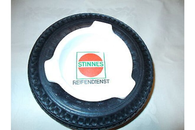 VINTAGE FULDA TIRE ASHTRAY NO CHIPS OR CRACKS TIRE IS SOFT AND MINT!