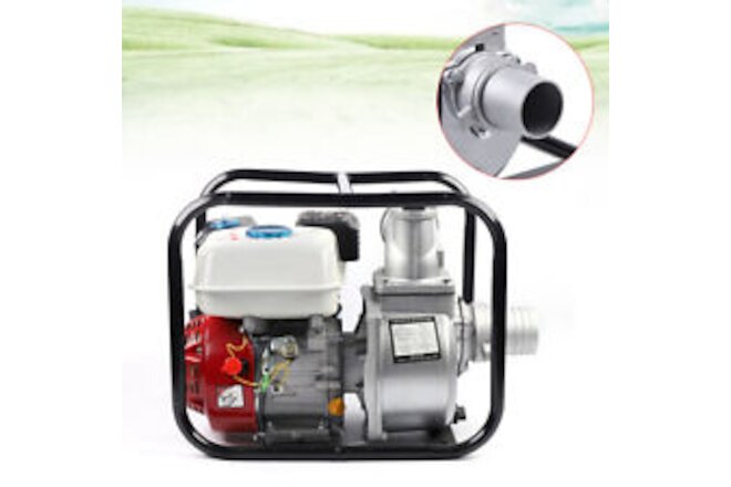 3" Portable 4 Stroke 7.5HP GAS Water Transfer Pump 60m3/h Fits Fire Irrigation