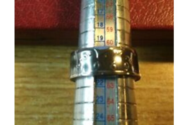 ANTIQUED SILVER BAND KENNEDY LIBERTY RING Choice of 1965-1969 Your year & size.