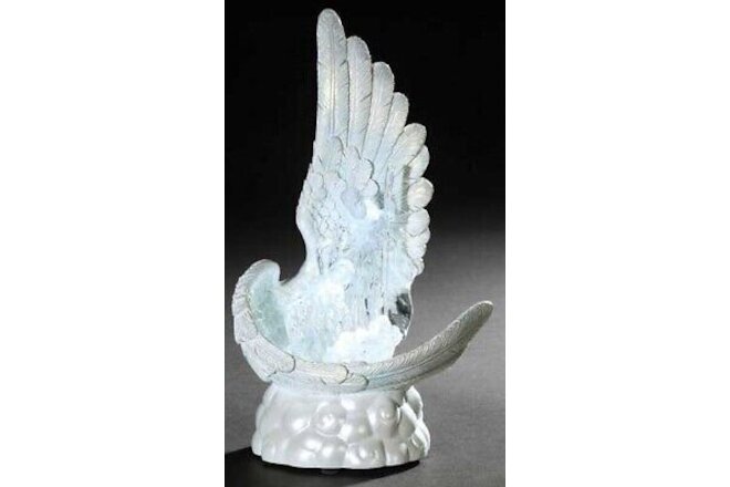 Roman 9.75" Musical LED Holy Family in Angel Wing Christmas Decor