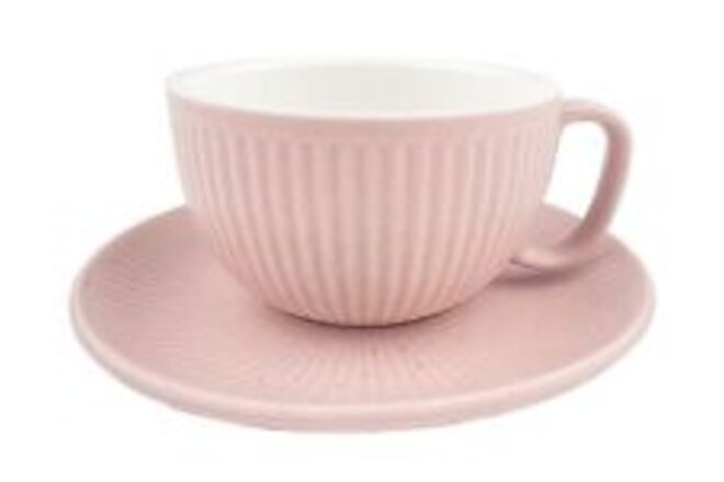 Coffee mug, Latte Art Cup and Saucer Set, 12 oz 4 Color Options for Cappuccin...