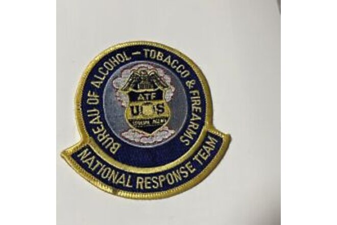 ATF US Bureau of Alcohol Tobacco Firearms National Response Team Patch NOS