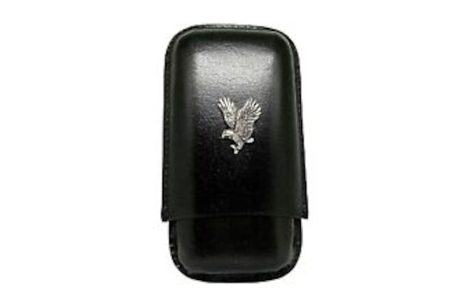 Eagle 3-Finger Cigar Case – Leather Cigar Case