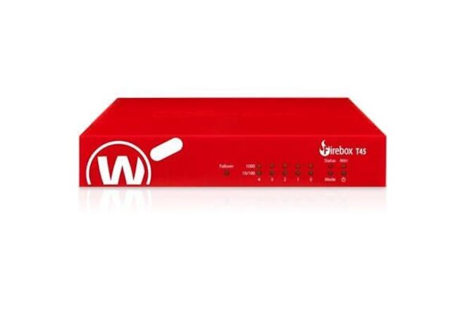 WatchGuard Firebox T45-PoE Network Security/Firewall Appliance (wgt47413-us)