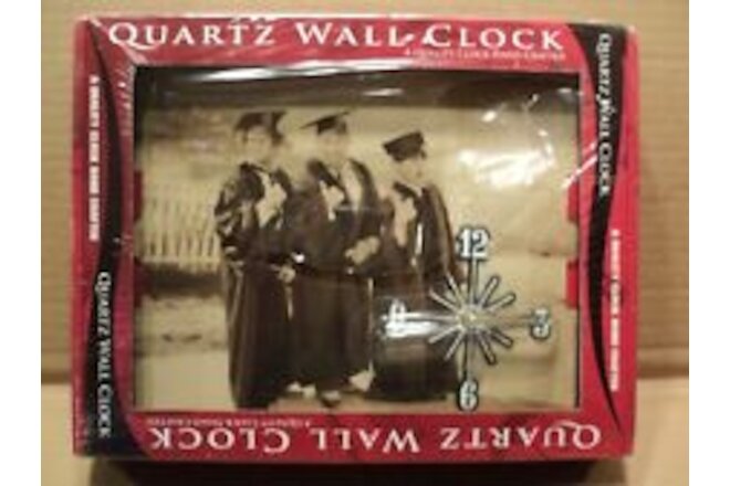 The Three Stooges Wall Clock  NEW IN BOX 3 Stooges 12 x 10"