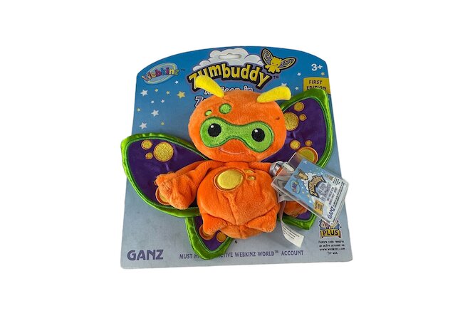 Ganz Webkinz Zumbuddy Zorth A Brat Zum Orange Code in Bag  First Edition New