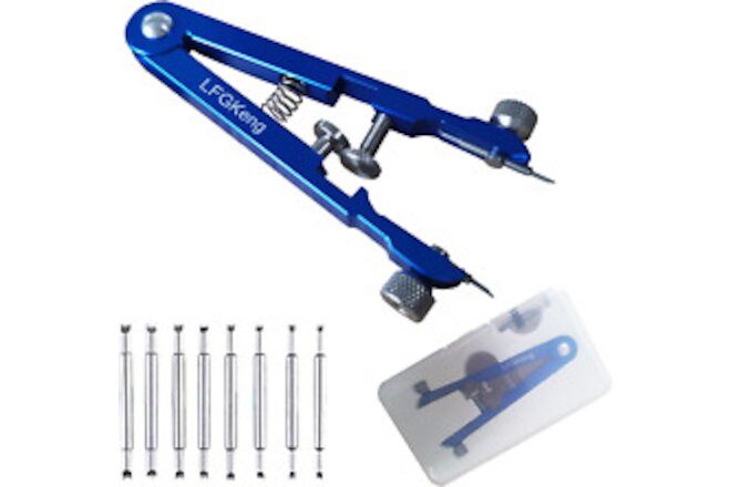 Watch Spring Bar Plier Tool Kit, Spring Bar Tweezer, Watch Band Pliers with D