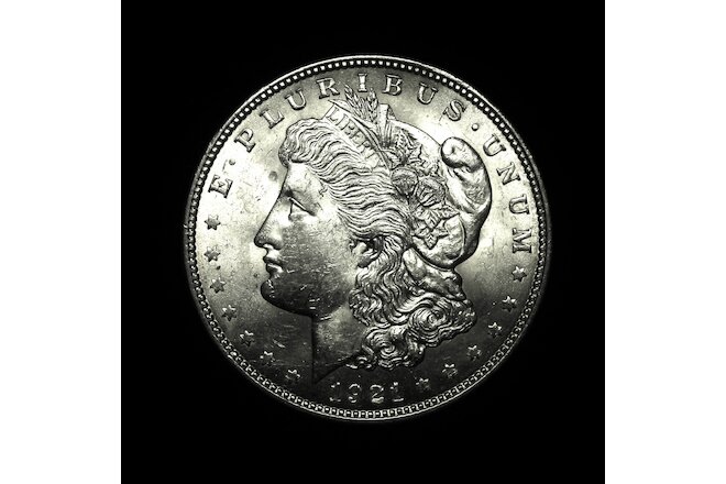 1921 ~**ALMOST UNCIRCULATED AU**~ Silver Morgan Dollar Rare US Antique Coin!