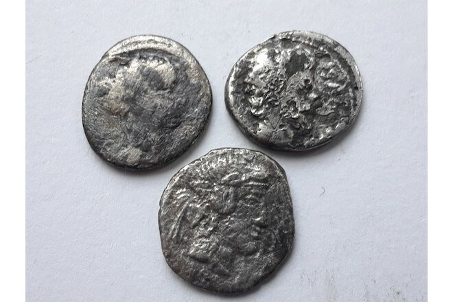 Roman Republic lot of 3 denarius