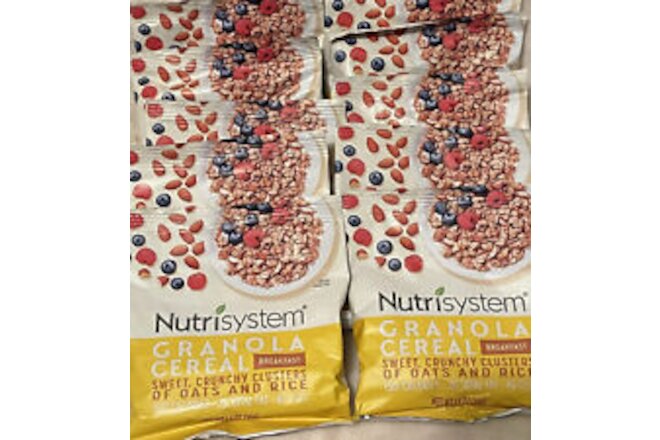 💕10 ~ Nutrisystem Granola Cereal BREAKFAST Best By November 2024