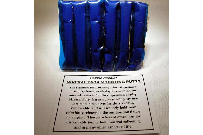 40 GRAM PACKAGE OF MINERAL MOUNTING PUTTY, BEST WAY TO DISPLAY YOUR SPECIMENS!
