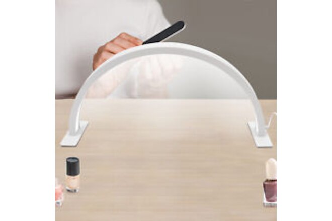 U Shape Half Moon LED Lamp 3000K-6000K Adjustable For Beauty Salon Nail Art SPA