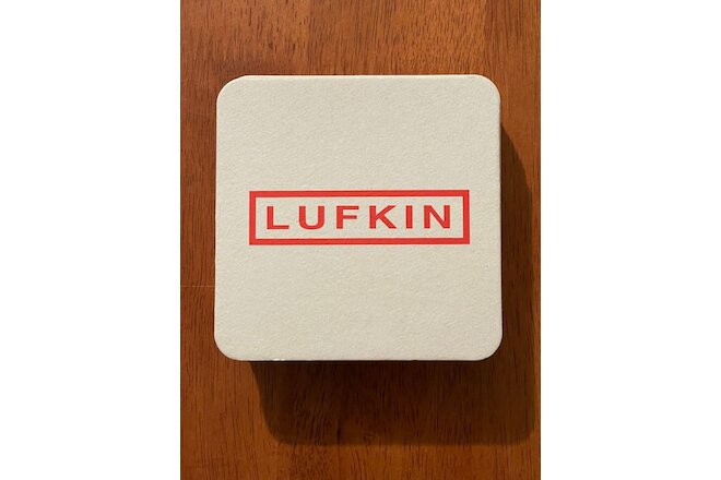 25 PC Vintage Cardboard Drink Coasters, "Lufkin", Lufkin Industries Logo, 4 X 4"