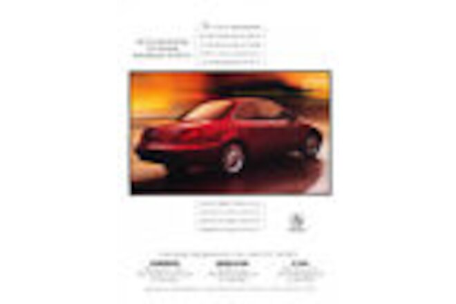 1997 Acura CL Vintage Advertisement Ad P49