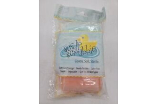 Scalp Scrubbie Cradle Cap Brush, Sterile and Safe - 2 in 1 Baby Brush and Sponge