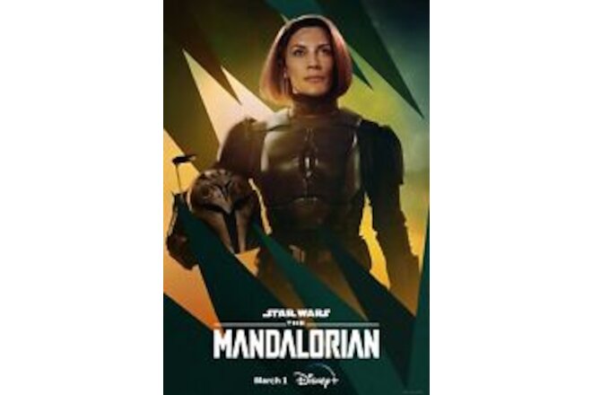 Star Wars poster - The Mandalorian poster  -  11" x 17" - Emily Swallow