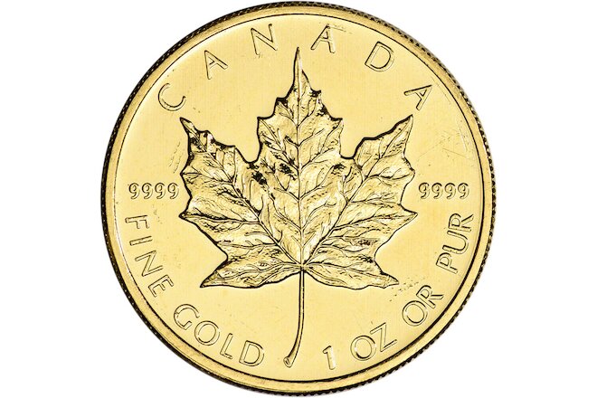 Canada Gold Maple Leaf - 1 oz - $50 - .9999 Fine - Random Year