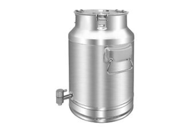 304 Stainless Steel 20 Liter Milk Can, Milk Bucket Wine Pail Bucket with Spig...