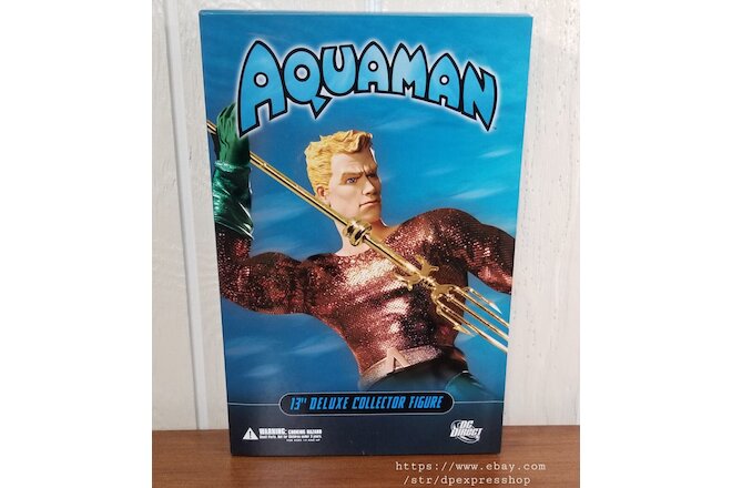 DC Direct AQUAMAN Deluxe Collector 13" Action Figure 1:6 Scale Sealed New