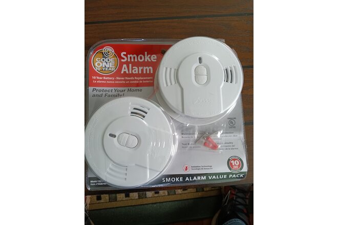 Pack of 2 Kidde Smoke Alarm Code One i9010  Value Pack