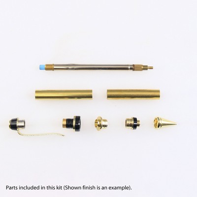 Cigar Pencil Kit, Chrome Finsh, Single Kit, Legacy Woodturning Legacy Woodturning Legacy_Cigar_Pencil_Chrome - фотография #6